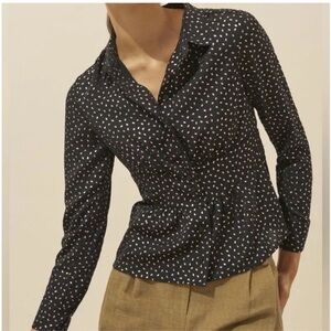 NWT ba&sh Polka Dot Top Blouse